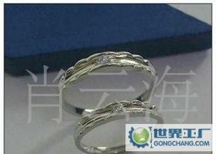 25纯银情侣对戒 韩版设计与批发商机